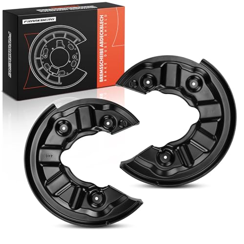 Frankberg 2x Ankerblech Hinten Kompatibel mit A3 8V1 8VK 2012-2017 Q2 GAB GAG 2016-2024 TT FV3 FVP 2014-2024 Golf Alltrack BA5 BV5 2014-2020 Replace# 5Q0615611J