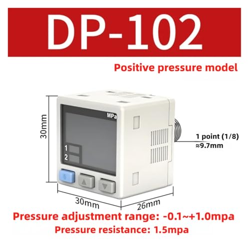 Sensor de presión digital DP-101 para evitar caídas de presión y fallos en sistemas de vacío 2