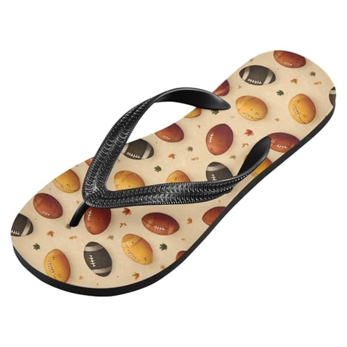 Flip Flop Sandals Anime Football Print for Women Men Beach Outdoor XS2