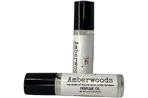 AMBERWOODS Roll-On Perfume Oil: Premium Amber Fragrance