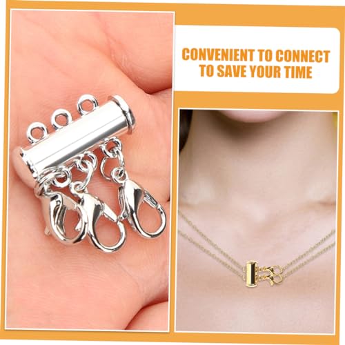 Collier de séparation magnétique ajustable fermoir de superposition pour bijoux 5 sets - 8