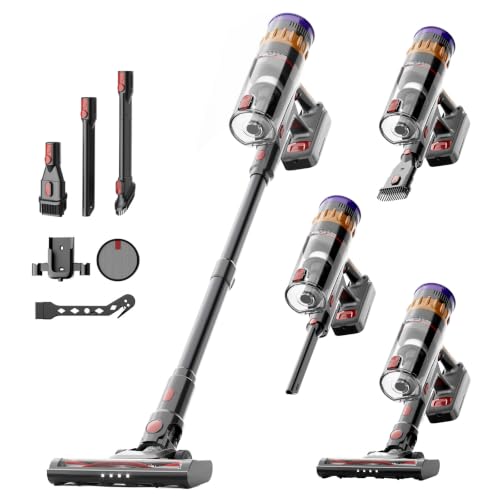 Lefant Akku Staubsauger 40KPa/450W/42Min für Tierhaare/Teppiche/Hartböden – Ansicht 1