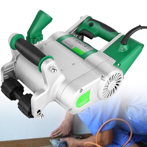 Chaser eléctrico de pared para cortar ranuras en cemento, arena, ladrillo, diseño libre de polvo con caja de transporte