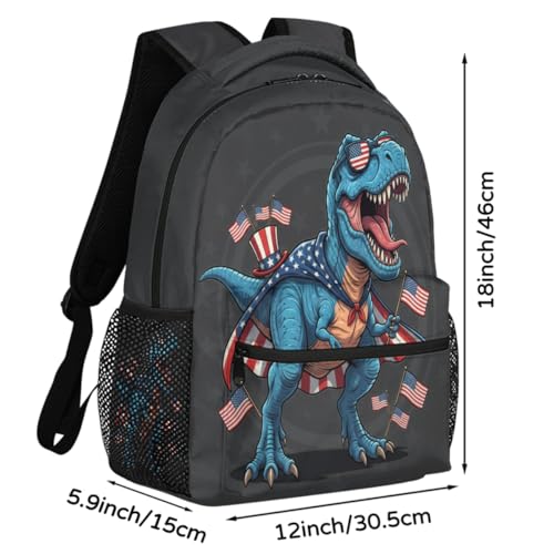 Mochila cómoda para niños y niñas con estampado de dinosaurio 2
