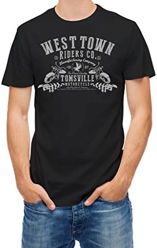 T-shirt USA speed motorcycle easy riders Black XL Apparel