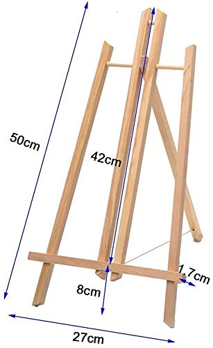 Chevalet petit format en bois pour peindre sans encombrer son espace