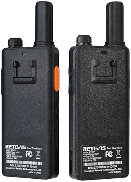 Retevis RT22P Walkie Talkies,New Version of RT22(2.0),Portable FRS Two-Way Radios,Compact,1620mAh Battery,2 Way Radio Walkie Talkie for Commercial School Restaurant Retail(10 Pack)