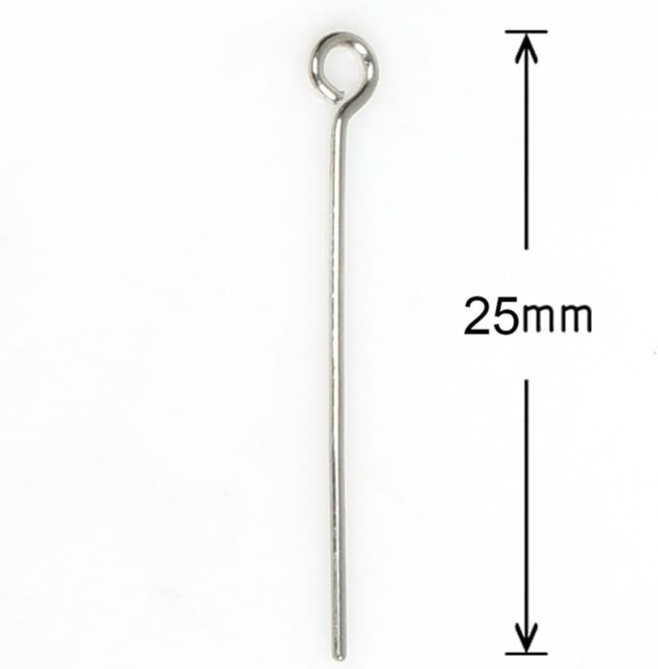 Open Eye Pins 1200pcs Stainless Steel for DIY Jewelry Making Crafts