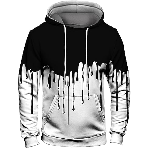 Ymosrh Men's Novelty Print Hoodie Pullover Long Sleeve Drawstring Casual Hooded Sweatshirts, M-6XL3