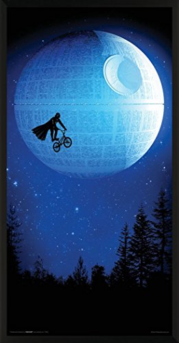 Robert Farkas Dark Ride Geek Impressão de pôster de arte decorativa contemporânea moderna, Black, Bl