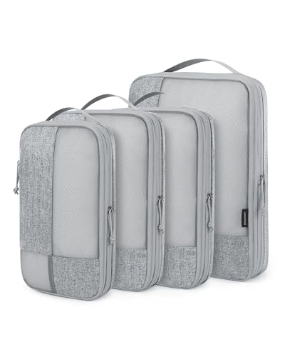 BAGSMART Compression Packing Cubes 6-Pack for Suitcases