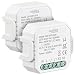 Produktbild Luminea Home Control Smart Schalter: 2er-Set WLAN-Unterputz-Lichtschalter, App, für Siri, Alexa&Google Ass. (WLAN Unterputz Schalter, Wlanschalter, Deckenventilator)
