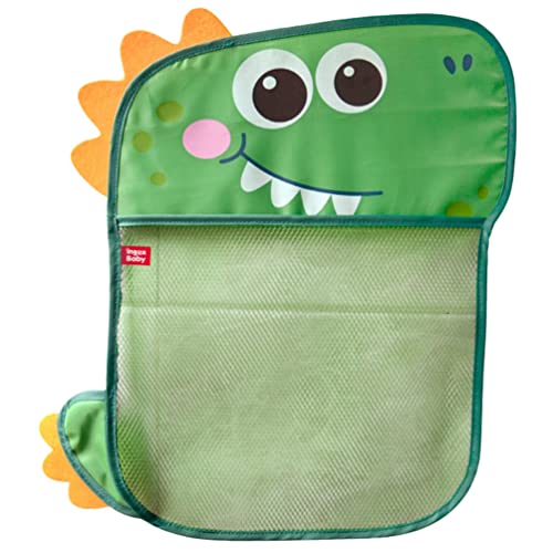Zerodeko Bath Toy Storage Bag Dinosaur Design Baby Bathtub Toys Organizer Pouch Beach Toys Container Shower Quick Drying Mesh Net for Kids and Toddlers