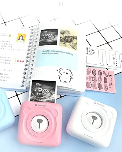 Image of Riitek Peripage Multipurpose Thermal Paper Roll for A6, A6 HD,A8, A9s MAX, A40 and Other 2inch Thermal Printers to Print Label Tag, Sticker, Note, Memo, Receipt (10yr Sticky Thermal Paper - Colorful)
