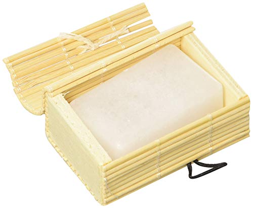 Thai Crystal Deodorant Unscented Stone In Bamboo Box. 0.24 Pounds #TOP1