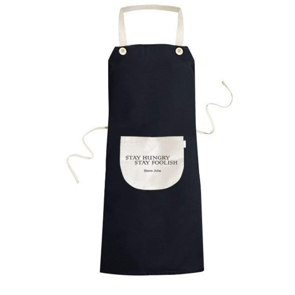 Cadeaux de chef originaux avec ce tablier noir citation Steve Jobs