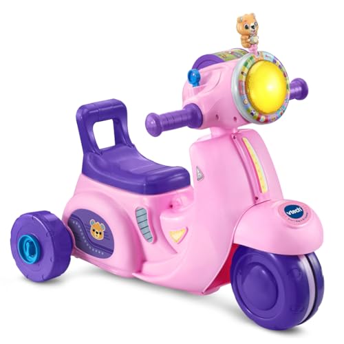 VTech Trottinette 2-en-1 Map & Go, rose