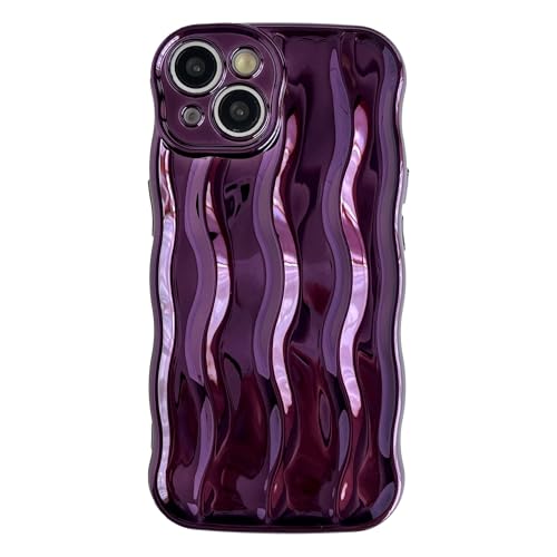 Coque pour iPhone 14 violette souple idéale pour sublimer vos miroirs selfies