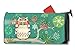 Winter Owl Primitive Large Magnetic Mailbox Cover Oversized MailWraps