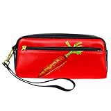 Gran capacidad de tamaño pequeño: Dimensiones: 8.1 x 2 x 3.3 pulgadas, esta bolsa mediana para bolígrafos puede contener 30 bolígrafos, lo que es perfecto para el trabajo diario y el estudio.