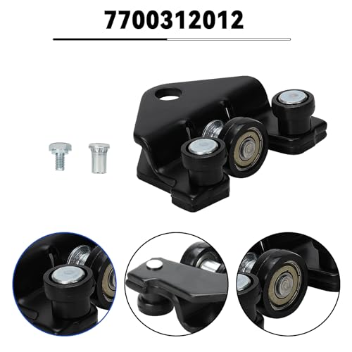 JinsenTGG Rechte Schiebetür Seitentürrollen Ersatz für Renault Trafic/Nissan Primastar 2001–2015, Ersatz für Opel Vivaro 2001–2015 Seitentürrollensatz – Schiebetürrollenführung Obere Mitte untere Tür