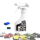 KDGENG 180ml Headlight Restoration Spray, Headlight Cleaner, Headlight Restoration,Automotive Headlamp Refurbisher & Crystallization Coating Agent Kit,Long-Lasting,for All Vehicles (1)
