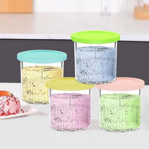 Pots à Glace pour Machine NC500 Boîtes de Conservation Anti-fuite - 3