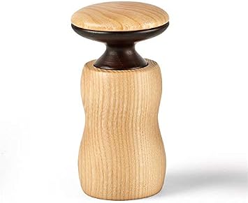 Legnoart Hercules Light Ashwood Pepper/Salt Mill with Adjustable Ceramic Grinder, Small