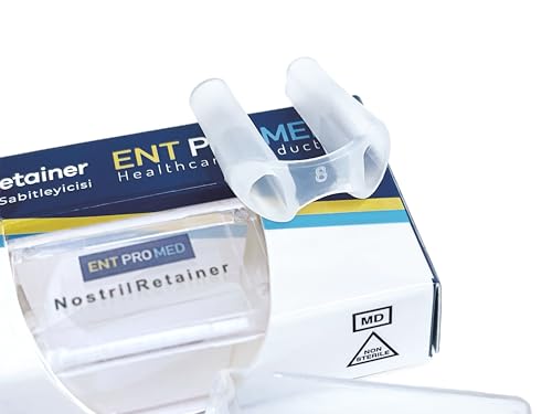 ENTPROMED Nostril Retainer, Silicone Tubes for Post Nasal Surgery, After Rhinoplasty by ENTPROMED - Used condition - US$9.11