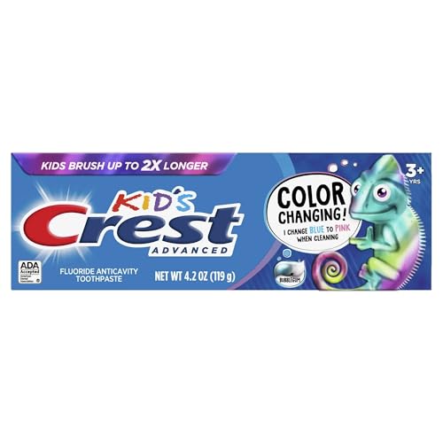 Crest Oral Care Toothpaste Fluoride Anticavity Bubble Gum 3+ Years 4.2 Ounce