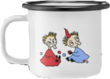 Muurla Enamel Mug 1.5 dl Thingumy and Bob, White, 1.5 dl