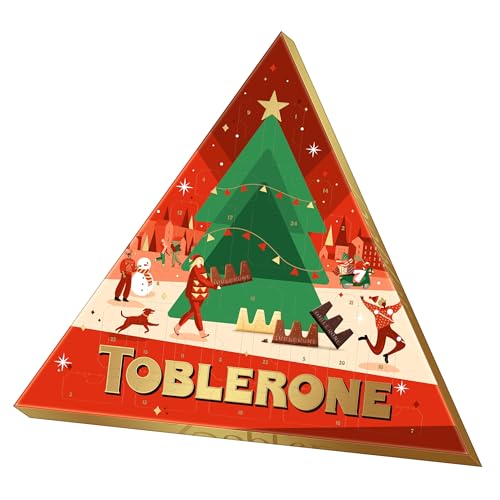 Toblerone Adventskalender mit Mini-Toblerone, 200 g, Festlicher G...