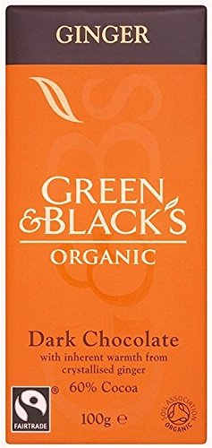 Image of Green & Blacks Ginger Dark Chocolate