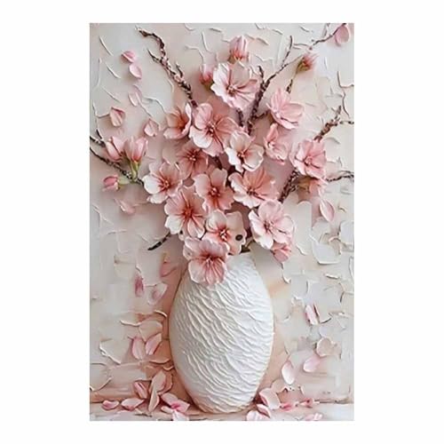Tableau mural fleurs TERUEA grand format 80x120cm pour habiller un grand mur vide