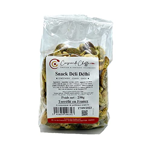 Cuisine de Cheffe.com - Snack Deli Delhi - gingembre curry coco - Sachet 250g Cover