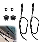 Car Parcel Shelf String, Black Nylon Rubber Boot...