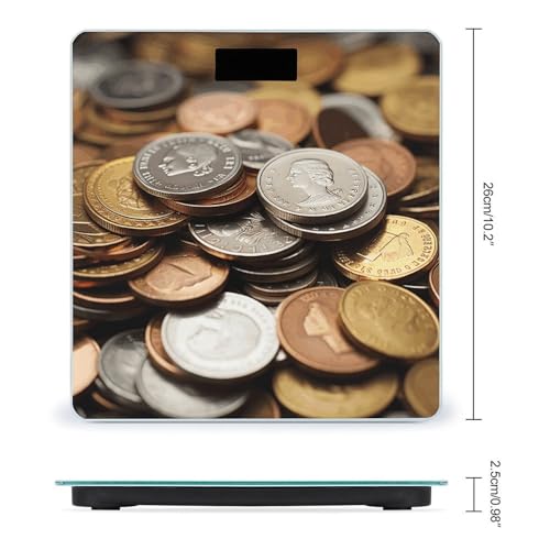 Báscula Digital de Baño con Pantalla LCD y Vidrio Templado miniatura 2
