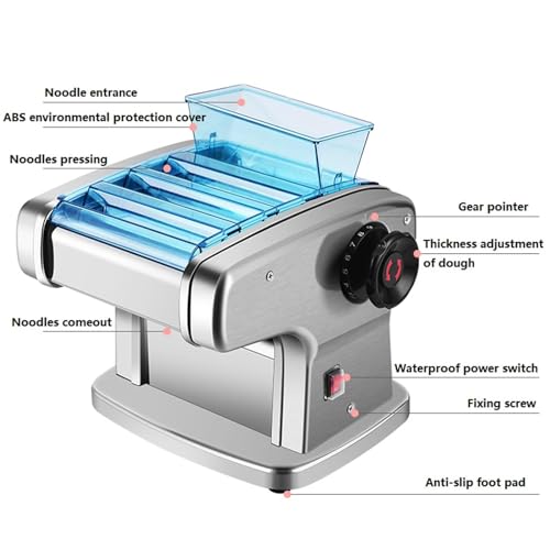 Machine à pâtes électrique LNNLOO pour pétrir et couper facilement sans effort et sans bruit - 7