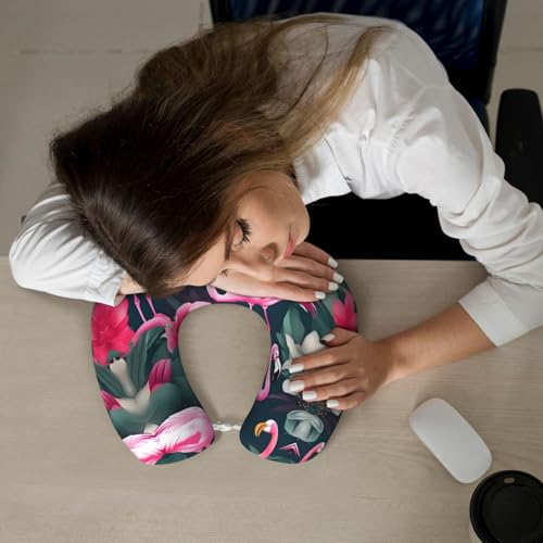 Almohada de viaje de espuma viscoelástica ajustable miniatura 7