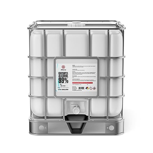 Isopropyl Alcohol 99% - 275 Gallon Tote - High-Purity Concentrated Rubbing Alcohol for Effective Cleaning - Quick-Drying, Domestically Sourced IPA