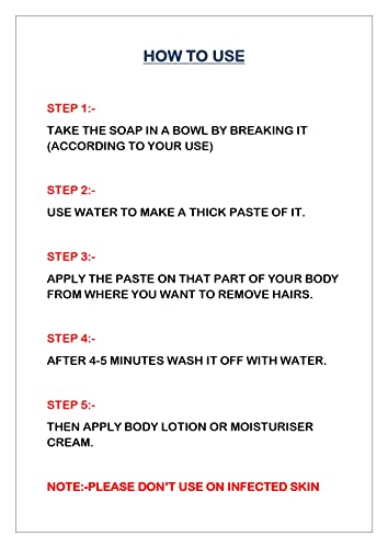 Neet Popular Hair Removal Soap For All Types of Skin - (Pack of 5 * 40 Grams)