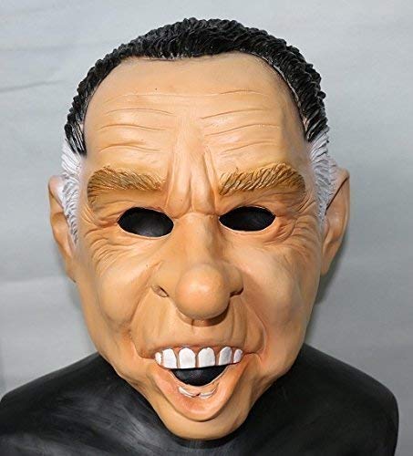 The Rubber Plantation TM619219292610 Richard Nixon Ex President Latex Mask American Fancy Dress Full Head Costume Accessory, Unisex-Adult, One Size