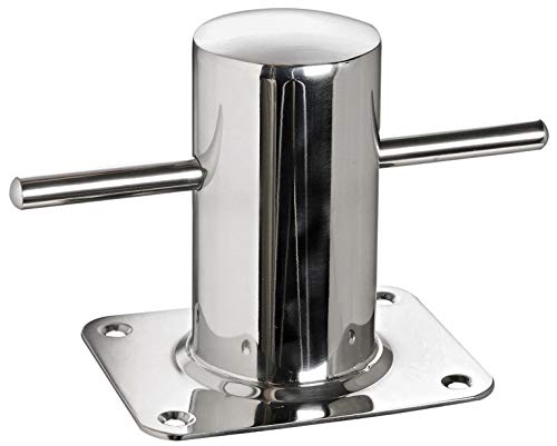 Taquet Ercole Osculati 60 mm en nylon noir pour amarrage et fixation sur bateau