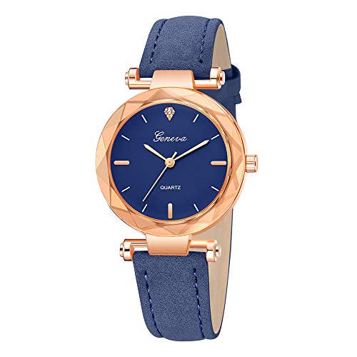 Preisvergleich Produktbild SKays Damen Armbanduhr,Neue Mode Frauen Quarz Analog Armbanduhr mit Lederband
