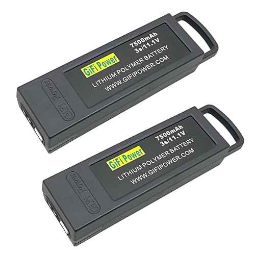 2 Pack 7500mAh 3S LiPo Battery Replacement for YUNEEC Q500+ PRO 4K Typhoon Drone Quadcopter