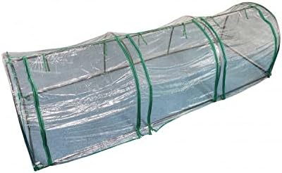 Oypla Large Tunnel Growhouse Garden Plant Greenhouse with PVC Cover - 300x100x80cm