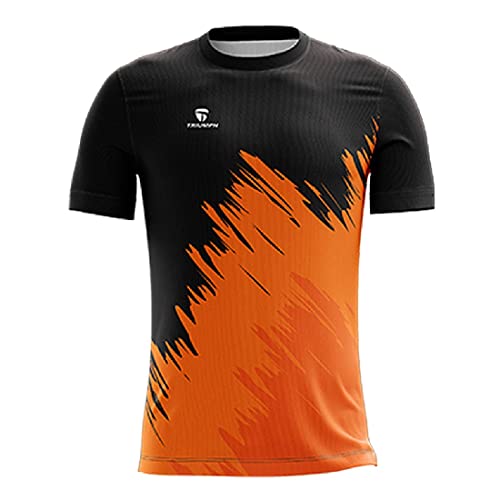 Image of WARRIOR Triumph Men's Cycling T-Shirt Riding Dri-Fit Sublimated Polyester Breathable Biking Gear Light Weight Jersey Cyclist Clothing