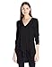BCBGMAXAZRIA Women's Trishna Asymmetrical Long Sleeve Knit Top