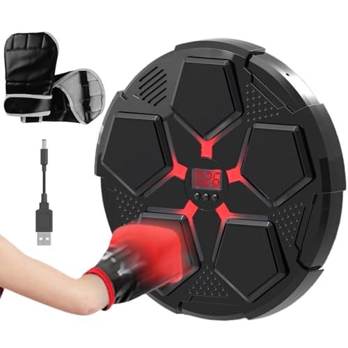 Machine de boxe musicale pour évacuer les tensions quotidiennes avec cibles LED