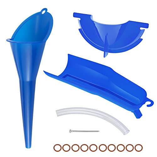 Oil Funnel,Motorcycle Primary Case Oil Funnel, & Crankcase Fill Funnel +Drip Free Oil Filter Funnel O-Ring #11105 Primary Drain Plugs fit for Harley Sporster Dyna